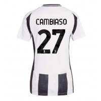 Fotbalové Dres Juventus Andrea Cambiaso #27 Dámské Domácí 2024-25 Krátký Rukáv